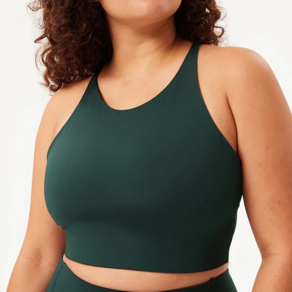 Girlfriend Collective Topanga Halter Bra